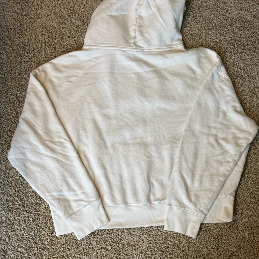 Tory Sport Cream Hoodie with Green Lettering - Picture 3 of 9